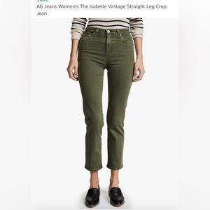 AG the Isabelle high rise straight leg size 24
